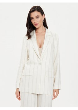 Tamaris Apparel Marynarka Bad Urach TAW0547 Écru Relaxed Fit ze sklepu MODIVO w kategorii Marynarki damskie - zdjęcie 177366713
