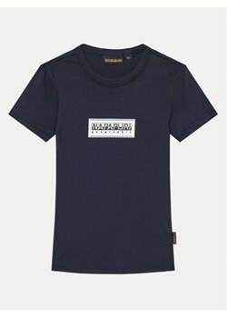 Napapijri T-Shirt Chamois NP0A4HYL S Granatowy Regular Fit ze sklepu MODIVO w kategorii T-shirty chłopięce - zdjęcie 177369680