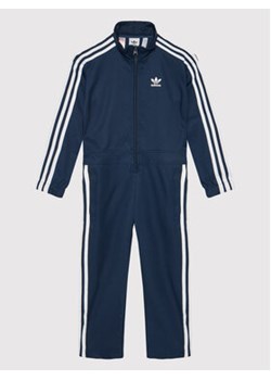 adidas Kombinezon HK0285 Granatowy Regular Fit ze sklepu MODIVO w kategorii Kombinezony dziewczęce - zdjęcie 177369781