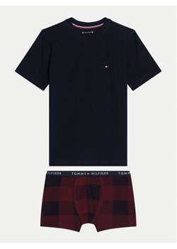 Tommy Hilfiger Piżama UB0UB00562 Granatowy Regular Fit ze sklepu MODIVO w kategorii Piżamy dziecięce - zdjęcie 177380214