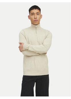 Jack&Jones Sweter Emil 12189339 Beżowy Regular Fit ze sklepu MODIVO w kategorii Swetry męskie - zdjęcie 177380861