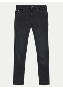 Calvin Klein Jeans Jeansy Ess IB0IB02110 Czarny Slim Fit ze sklepu MODIVO w kategorii Spodnie chłopięce - zdjęcie 177382480