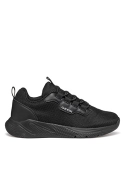 Sneakersy Geox J Sprintye Boy J46GBA 01454 C9999 M Czarny ze sklepu eobuwie.pl w kategorii Buty sportowe dziecięce - zdjęcie 177382960