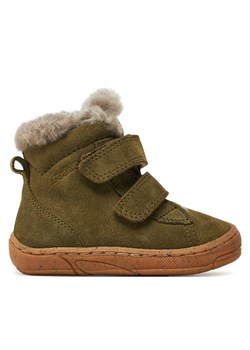 Kozaki Froddo Minni Suede G2110141-3 M Zielony ze sklepu eobuwie.pl w kategorii Buty zimowe dziecięce - zdjęcie 177383342