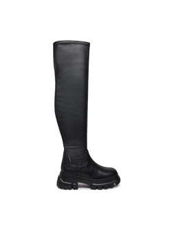 Kozaki Tommy Jeans Tjw Lightweight Otk Boot EN0EN02634 Czarny ze sklepu eobuwie.pl w kategorii Kozaki damskie - zdjęcie 177383691