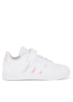 Sneakersy adidas GRAND COURT 2.0 EL C IE3851 Biały ze sklepu eobuwie.pl w kategorii Buty sportowe dziecięce - zdjęcie 177383784