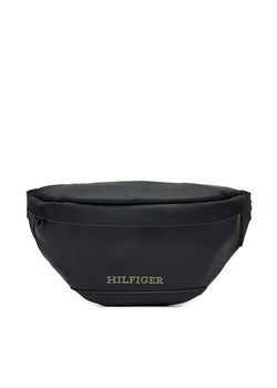 Saszetka nerka Tommy Hilfiger Monotype Pu Bumbag AM0AM12603 Czarny ze sklepu eobuwie.pl w kategorii Nerki - zdjęcie 177384701