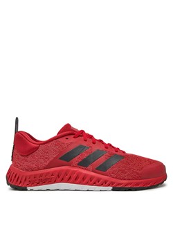 Buty na siłownię adidas Everyset ID8643 Czerwony ze sklepu eobuwie.pl w kategorii Buty zimowe męskie - zdjęcie 177385442