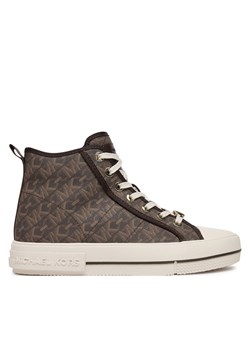 Trampki MICHAEL Michael Kors Evy High Top 43F4EYFE5B Brązowy ze sklepu eobuwie.pl w kategorii Trampki damskie - zdjęcie 177385684