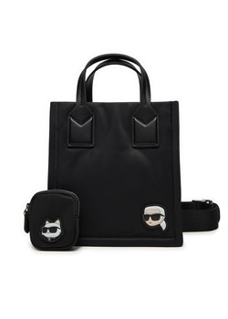 Torebka KARL LAGERFELD A1W30130 Czarny ze sklepu eobuwie.pl w kategorii Torby Shopper bag - zdjęcie 177386922