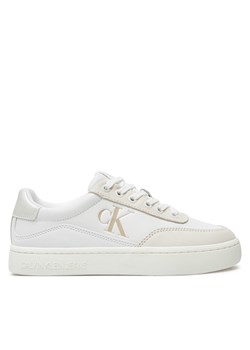 Sneakersy Calvin Klein Jeans Classic YW0YW01585 Biały ze sklepu eobuwie.pl w kategorii Buty sportowe damskie - zdjęcie 177386990