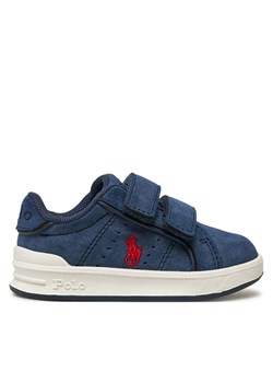 Sneakersy Polo Ralph Lauren RL00972410 Granatowy ze sklepu eobuwie.pl w kategorii Buty sportowe dziecięce - zdjęcie 177387021