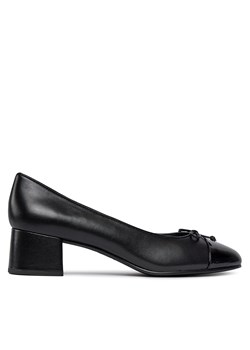 Czółenka Tory Burch Cap-Toe Pump 45Mm 154517 Czarny ze sklepu eobuwie.pl w kategorii Czółenka - zdjęcie 177387030