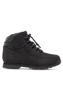 Trapery Timberland Euro Rock TB0A43N20011 Czarny ze sklepu eobuwie.pl w kategorii Buty zimowe dziecięce - zdjęcie 177387182