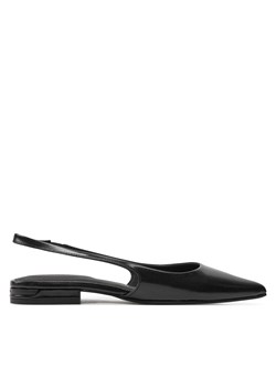 Sandały Calvin Klein Flat Slingback Pump Saff HW0HW02135 Czarny ze sklepu eobuwie.pl w kategorii Sandały damskie - zdjęcie 177387291