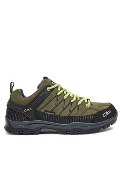 Trekkingi CMP Kids Rigel Mid Trekking Shoe Wp 3Q12944J Zielony ze sklepu eobuwie.pl w kategorii Buty trekkingowe dziecięce - zdjęcie 177388610