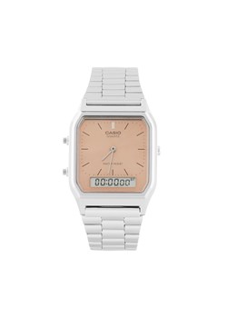 Zegarek Casio Vintage AQ-230A-4AMQYES Srebrny ze sklepu eobuwie.pl w kategorii Zegarki - zdjęcie 177389113