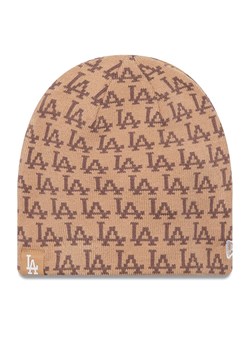 Czapka New Era Jacquard Skull Bean 60565440 Beżowy - id: 0000304541186 - marki New Era - 177389323 Czapka New Era Jacquard Skull Bean 60565440 Beżowy ze sklepu eobuwie.pl w kategorii Czapki zimowe damskie - zdjęcie 177389323