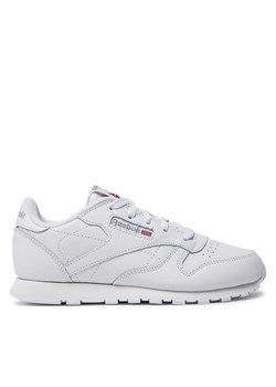 Sneakersy Reebok Classic Leather 50172 Biały ze sklepu eobuwie.pl w kategorii Buty sportowe dziecięce - zdjęcie 177390573