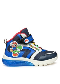 Sneakersy Geox J Ciberdron Boy J46LBJ 054FU C4226 S Granatowy ze sklepu eobuwie.pl w kategorii Buty sportowe dziecięce - zdjęcie 177390602