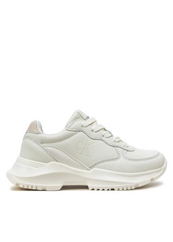 Sneakersy Calvin Klein Jeans Low Cut Lace V3A9-80996-1355X511 M Biały ze sklepu eobuwie.pl w kategorii Buty sportowe dziecięce - zdjęcie 177390692