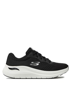 Sneakersy Skechers Arch Fit 2.0 150051/BKW Czarny ze sklepu eobuwie.pl w kategorii Buty sportowe damskie - zdjęcie 177391144