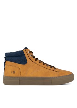 Sneakersy Gap PORTLAND CUP MID M GP505011BM-MU00 Brązowy ze sklepu eobuwie.pl w kategorii Buty sportowe męskie - zdjęcie 177391373