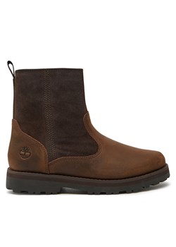 Botki Timberland TB1A28MT2421 Brązowy ze sklepu eobuwie.pl w kategorii Buty zimowe dziecięce - zdjęcie 177391980