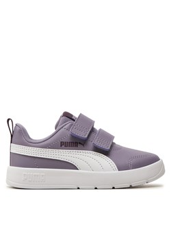 Sneakersy Puma Courtflex V3 397642 04 Fioletowy ze sklepu eobuwie.pl w kategorii Buty sportowe dziecięce - zdjęcie 177392331