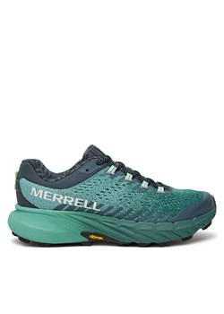 Buty na siłownię Merrell Agility Peak 5 Xtr J068207 Zielony ze sklepu eobuwie.pl w kategorii Buty zimowe męskie - zdjęcie 177392564