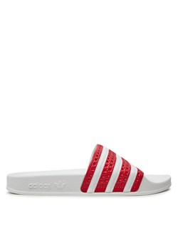 Klapki adidas adilette IG9286 Czerwony ze sklepu eobuwie.pl w kategorii Klapki damskie - zdjęcie 177392582