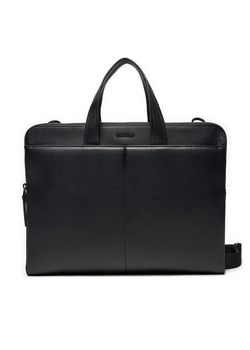 Torba na laptopa Calvin Klein Clean Essential 2G Laptop Bag K50K512190 Czarny ze sklepu eobuwie.pl w kategorii Torby na laptopa - zdjęcie 177393101