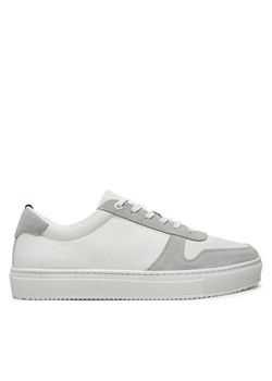 Sneakersy Tommy Hilfiger Premium Corporate Lth Mix FM0FM05244 Biały ze sklepu eobuwie.pl w kategorii Buty sportowe męskie - zdjęcie 177393413