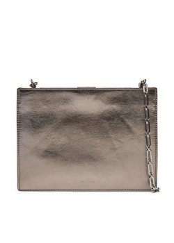 Torebka Calvin Klein Ck Night Square Crossbody_Shiny K60K612793 Srebrny ze sklepu eobuwie.pl w kategorii Kopertówki - zdjęcie 177394263