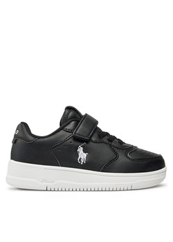 Sneakersy Polo Ralph Lauren Masters Court Ps RL01242001 Czarny ze sklepu eobuwie.pl w kategorii Buty sportowe dziecięce - zdjęcie 177394422