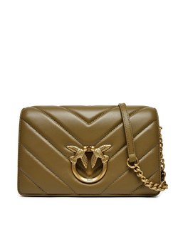 Torebka PINKO Lowe Click Classic 100063 A136 Zielony ze sklepu eobuwie.pl w kategorii Listonoszki - zdjęcie 177394702