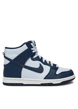 Sneakersy Nike Dunk High (GS) DB2179 008 Biały ze sklepu eobuwie.pl w kategorii Buty sportowe dziecięce - zdjęcie 177394953