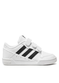 Sneakersy adidas Team Court 2 Str Cf C ID6634 Biały ze sklepu eobuwie.pl w kategorii Buty sportowe dziecięce - zdjęcie 177395200