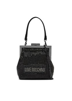 Torebka LOVE MOSCHINO JC4043PP1LLP100A Czarny ze sklepu eobuwie.pl w kategorii Kopertówki - zdjęcie 177395521