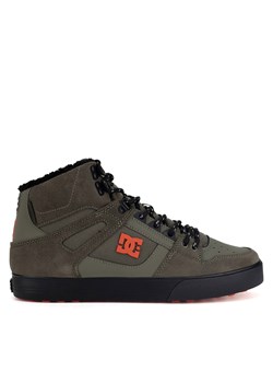 Sneakersy DC PURE HIGH-TOP WC WNT ADYS400047-DOO Zielony ze sklepu eobuwie.pl w kategorii Buty sportowe męskie - zdjęcie 177395794