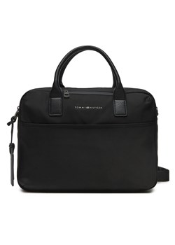 Torba na laptopa Tommy Hilfiger AM0AM13098 Czarny ze sklepu eobuwie.pl w kategorii Torby na laptopa - zdjęcie 177396274