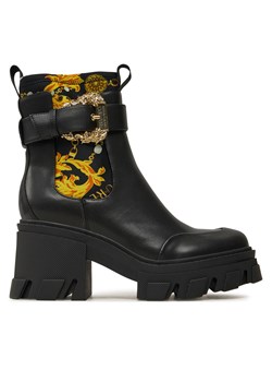 Botki Versace Jeans Couture Sophie 77VA3S84 Czarny ze sklepu eobuwie.pl w kategorii Botki - zdjęcie 177396863