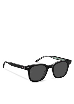 Okulary przeciwsłoneczne Tommy Hilfiger 2126/S 207566 Czarny ze sklepu eobuwie.pl w kategorii Okulary przeciwsłoneczne męskie - zdjęcie 177396990