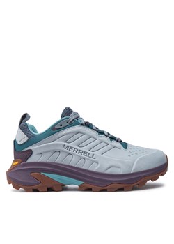 Trekkingi Merrell Moab Speed 2 Ltr Wp J038228 Niebieski ze sklepu eobuwie.pl w kategorii Buty trekkingowe damskie - zdjęcie 177397040