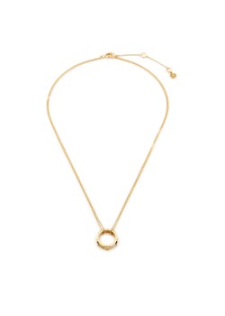 Naszyjnik Tory Burch Miller Stud Circle Pendant 160172 Złoty ze sklepu eobuwie.pl w kategorii Naszyjniki - zdjęcie 177397263