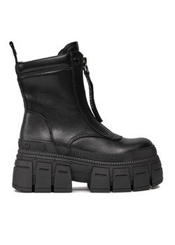 Botki Buffalo Gospher Zip Boot BN1622350 Czarny ze sklepu eobuwie.pl w kategorii Workery damskie - zdjęcie 177397494