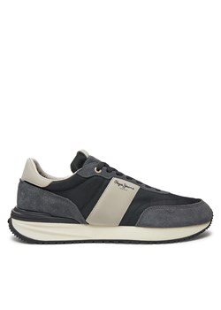 Sneakersy Pepe Jeans PMS60020 Czarny ze sklepu eobuwie.pl w kategorii Buty sportowe męskie - zdjęcie 177397531