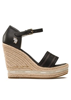 Espadryle U.S. Polo Assn. Aylin AYLIN009 Czarny ze sklepu eobuwie.pl w kategorii Sandały damskie - zdjęcie 177398654