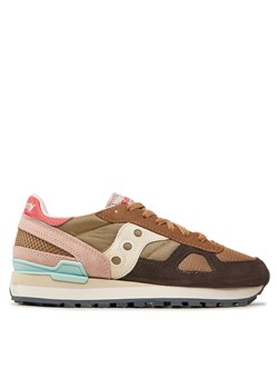 Sneakersy Saucony S1108 881 Brązowy ze sklepu eobuwie.pl w kategorii Buty sportowe damskie - zdjęcie 177399402