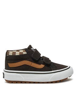 Sneakersy Vans MTE SK8-Mid Reissue VN000D10BF21 Brązowy ze sklepu eobuwie.pl w kategorii Buty sportowe dziecięce - zdjęcie 177399624